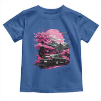 JDM Japanese Toddler T Shirt Tokyo Japan Drift Race Car Mount Fuji Cherry Blossom Sakura - Wonder Print Shop