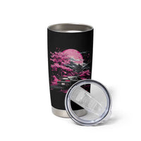 JDM Japanese Tumbler Cup Tokyo Japan Drift Race Car Mount Fuji Cherry Blossom Sakura - Wonder Print Shop