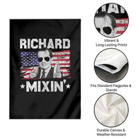 Funny 4th of July Richard Nixon Mixin Garden Flag Patriotic Bartender American Flag - Wonder Print Shop
