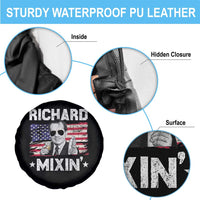 Funny 4th of July Richard Nixon Mixin Spare Tire Cover Patriotic Bartender American Flag - Wonder Print Shop