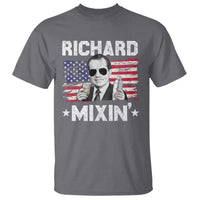Funny 4th of July Richard Nixon Mixin T Shirt Patriotic Bartender American Flag - Wonder Print Shop