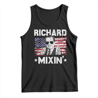 Funny 4th of July Richard Nixon Mixin Tank Top Patriotic Bartender American Flag - Wonder Print Shop