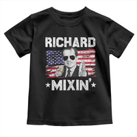 Funny 4th of July Richard Nixon Mixin Toddler T Shirt Patriotic Bartender American Flag - Wonder Print Shop