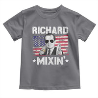 Funny 4th of July Richard Nixon Mixin Toddler T Shirt Patriotic Bartender American Flag - Wonder Print Shop