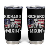 Funny 4th of July Richard Nixon Mixin Tumbler Cup Patriotic Bartender American Flag - Wonder Print Shop