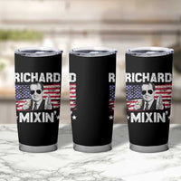 Funny 4th of July Richard Nixon Mixin Tumbler Cup Patriotic Bartender American Flag - Wonder Print Shop