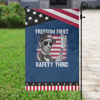 Lincoln 4th Of July Garden Flag Abe Freedom First Safety Third American Flag
