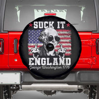 Funny 4th of July George Washington Spare Tire Cover Suck It England 1776 - Wonder Print Shop