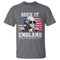Funny 4th of July George Washington T Shirt Suck It England 1776 - Wonder Print Shop