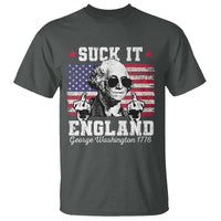 Funny 4th of July George Washington T Shirt Suck It England 1776 - Wonder Print Shop