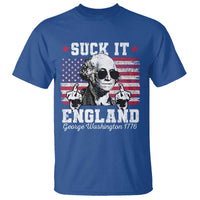 Funny 4th of July George Washington T Shirt Suck It England 1776 - Wonder Print Shop