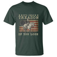 George Washington It's Only Treason If You Lose 4th Of July T Shirt Vintage Retro - Wonder Print Shop