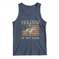 George Washington It's Only Treason If You Lose 4th Of July Tank Top Vintage Retro - Wonder Print Shop