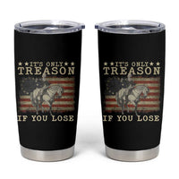 George Washington It's Only Treason If You Lose 4th Of July Tumbler Cup Vintage Retro - Wonder Print Shop