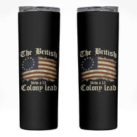 Funny Abe Lincoln 4th Of July Skinny Tumbler My Farts Smell Like Freedom - Wonder Print Shop