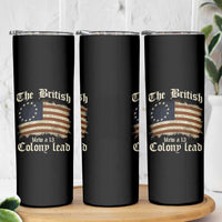Funny Abe Lincoln 4th Of July Skinny Tumbler My Farts Smell Like Freedom - Wonder Print Shop