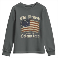 Funny Abe Lincoln 4th Of July Youth Sweatshirt My Farts Smell Like Freedom - Wonder Print Shop