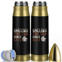 Spilling The Tea Since 1773 Bullet Tumbler Retro Usa Patriotic 4th of July Party - Wonder Print Shop