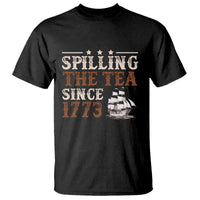 Spilling The Tea Since 1773 T Shirt Retro Usa Patriotic 4th of July Party - Wonder Print Shop