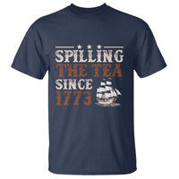 Spilling The Tea Since 1773 T Shirt Retro Usa Patriotic 4th of July Party - Wonder Print Shop