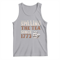 Spilling The Tea Since 1773 Tank Top Retro Usa Patriotic 4th of July Party - Wonder Print Shop
