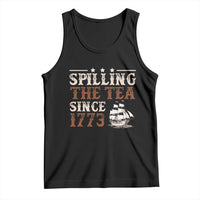 Spilling The Tea Since 1773 Tank Top Retro Usa Patriotic 4th of July Party - Wonder Print Shop