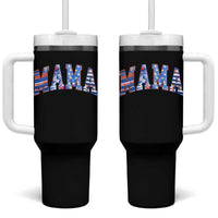 American Mama Tumbler With Handle 4th of July - Wonder Print Shop
