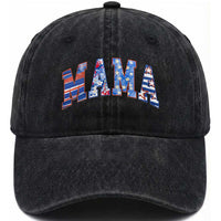 American Mama Washed Cotton Baseball Cap 4th of July