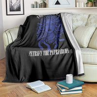 Medusa Feminist Throw Blanket Womens Rights Mythical Empowerment Graphic - Wonder Print Shop