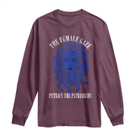 Medusa Feminist Long Sleeve Shirt Womens Rights Mythical Empowerment Graphic - Wonder Print Shop