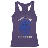 Medusa Feminist Racerback Tank Top Womens Rights Mythical Empowerment Graphic - Wonder Print Shop