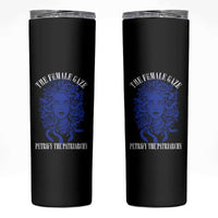 Medusa Feminist Skinny Tumbler Womens Rights Mythical Empowerment Graphic - Wonder Print Shop