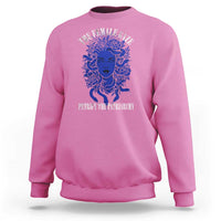 Medusa Feminist Sweatshirt Womens Rights Mythical Empowerment Graphic - Wonder Print Shop