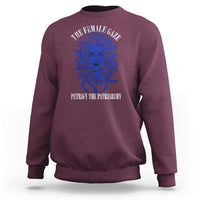 Medusa Feminist Sweatshirt Womens Rights Mythical Empowerment Graphic - Wonder Print Shop