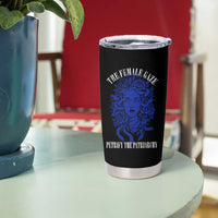 Medusa Feminist Tumbler Cup Womens Rights Mythical Empowerment Graphic - Wonder Print Shop