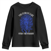 Medusa Feminist Youth Sweatshirt Womens Rights Mythical Empowerment Graphic - Wonder Print Shop