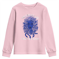 Medusa Feminist Youth Sweatshirt Womens Rights Mythical Empowerment Graphic - Wonder Print Shop