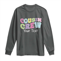 Personalized Matching Cousin Crew Long Sleeve Shirt Custom Name Retro Family Reunion Cousins Vacation - Wonder Print Shop