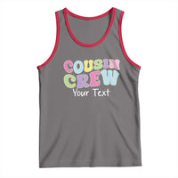 Personalized Matching Cousin Crew Tank Top Custom Name Retro Family Reunion Cousins Vacation - Wonder Print Shop