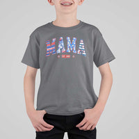 American Mama Est 2025 T Shirt For Kid 4th of July Pregnancy Reveal - Wonder Print Shop