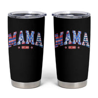 American Mama Est 2025 Tumbler Cup 4th of July Pregnancy Reveal - Wonder Print Shop