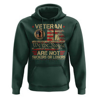 Veterans Are Not Suckers Or Losers Hoodie Vintage Old 1776 Vintage Flag We The People Veteran Patriotic