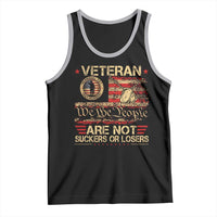 Veterans Are Not Suckers Or Losers Tank Top Vintage Old 1776 Vintage Flag We The People Veteran Patriotic
