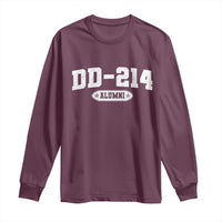 DD-214 Alumni Long Sleeve Shirt US Army Pride Military Veteran Retired - Wonder Print Shop
