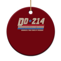 DD-214 Ceramic Ornament Armed Forces Military Alumni Vintage Veteran - Wonder Print Shop