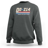 DD-214 Sweatshirt Armed Forces Military Alumni Vintage Veteran - Wonder Print Shop