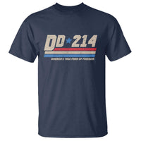 DD-214 T Shirt Armed Forces Military Alumni Vintage Veteran - Wonder Print Shop