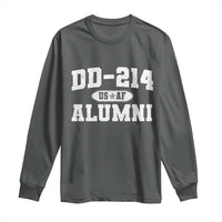 DD-214 US Air Force Alumni Long Sleeve Shirt US Military Veteran Retired - Wonder Print Shop