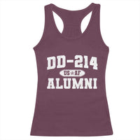 DD-214 US Air Force Alumni Racerback Tank Top US Military Veteran Retired - Wonder Print Shop