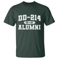 DD-214 US Air Force Alumni T Shirt US Military Veteran Retired - Wonder Print Shop
